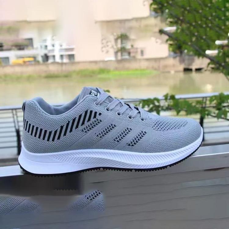 Мужская спортивная обувь Flyknit, повседневная сетчатая дышащая обувь, кроссовки на шнуровке, кроссовки для бега, размеры 39-44