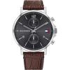 Мужские кварцевые часы Daniel Grey Brown Leather 1710416