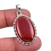 Natural Carnelian Gemstone Handmade 925 Solid Sterling Silver Pendant 1.50" C4p96