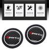 New 2 Pieces High Quality Anti-slip Elastic Durable Car Cup Holders Made of Real Carbon Fiber Sports Style