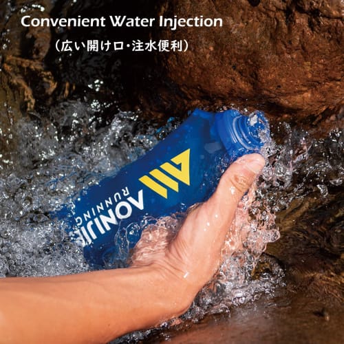 TRIWONDER Running Soft Flask, 250ml, Foldable, Squeeze-Fit Water Bottle for Marathons, Cycling, Hiking, and Trail Running