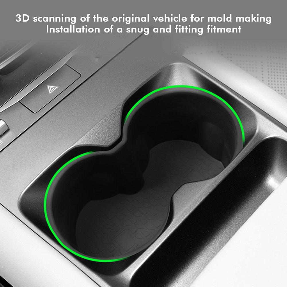 Для BYD Yuan Pro 2025 2025 Автомобильный подстаканник Держатель центральной консоли Органайзер Лоток в салон Аксессуары для напитков Силиконовый C0I5