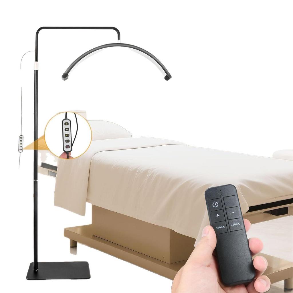 Диммируемая U-образная кольцевая лампа для наращивания ресниц, нейл-арта, татуажа бровей и защиты глаз.