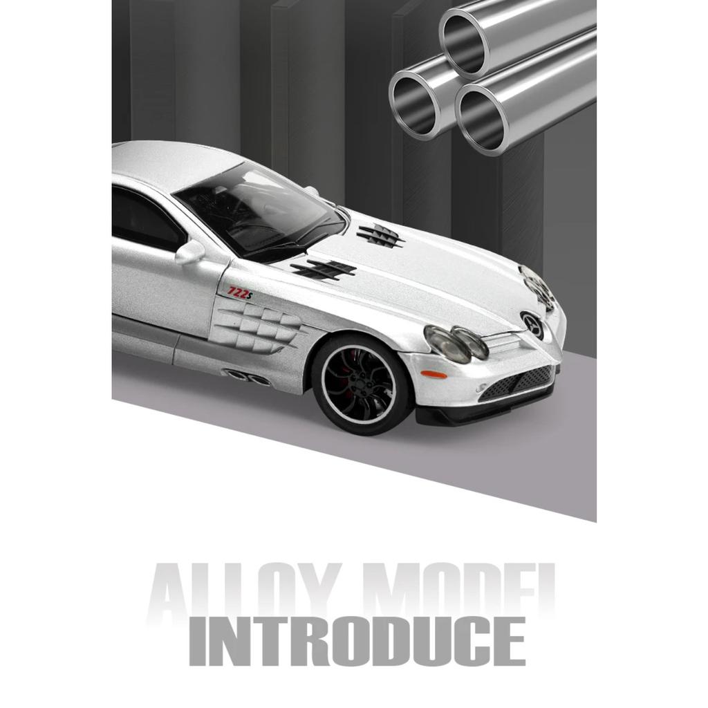 1/32 Mercedes Benz SLR Суперкар Сплав Металл Литой Модель Автомобиля Миниатюрная Коллекция Хобби Подарки