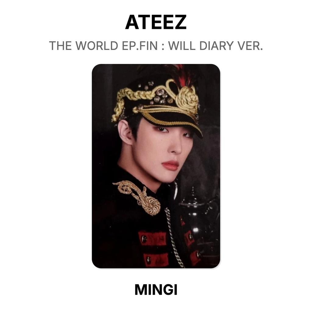 ATEEZ МИР EP.FIN : ДНЕВНИК УИЛЛА ВЕРСИЯ. Официальная фотокарта