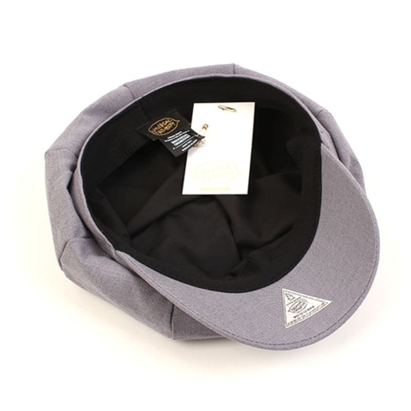 Universal chemistry Cool Gray Linen Newsboy Cap