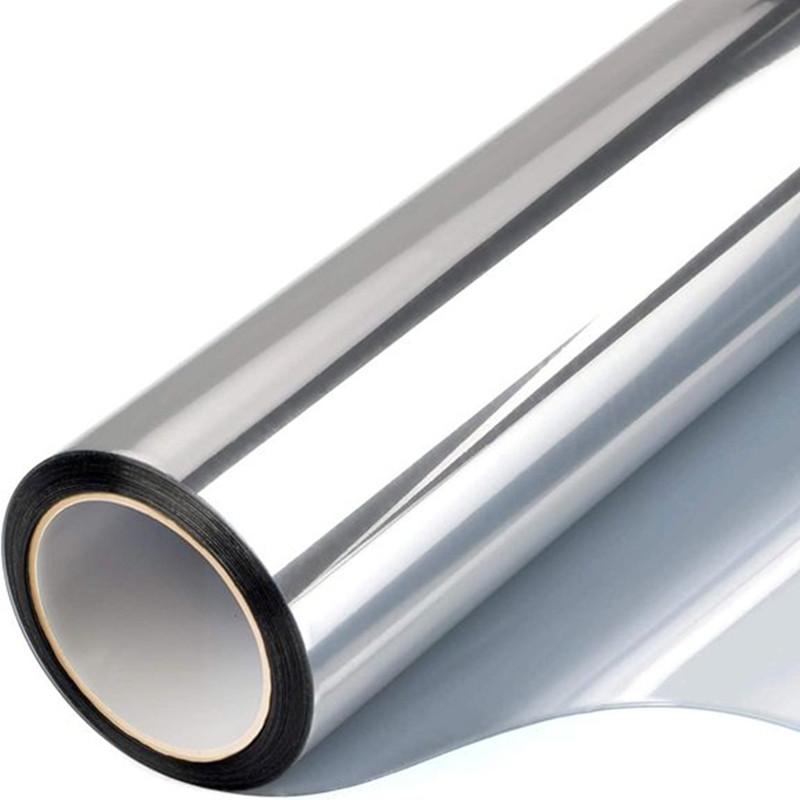 Конфиденциальная оконная пленка, солнцезащитная зеркальная светоотражающая тонировка для окон, односторонняя терморегулирующая виниловая анти-УФ-стеклянная наклейка для домашнего офиса