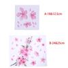 Scratch Creative Sakura Наклейка на автомобиль Водонепроницаемая розовая плавающая наклейка Marks Наклейка на фару