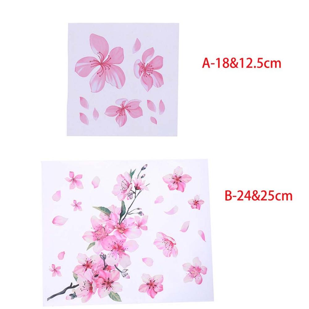Scratch Creative Sakura Наклейка на автомобиль Водонепроницаемая розовая плавающая наклейка Marks Наклейка на фару