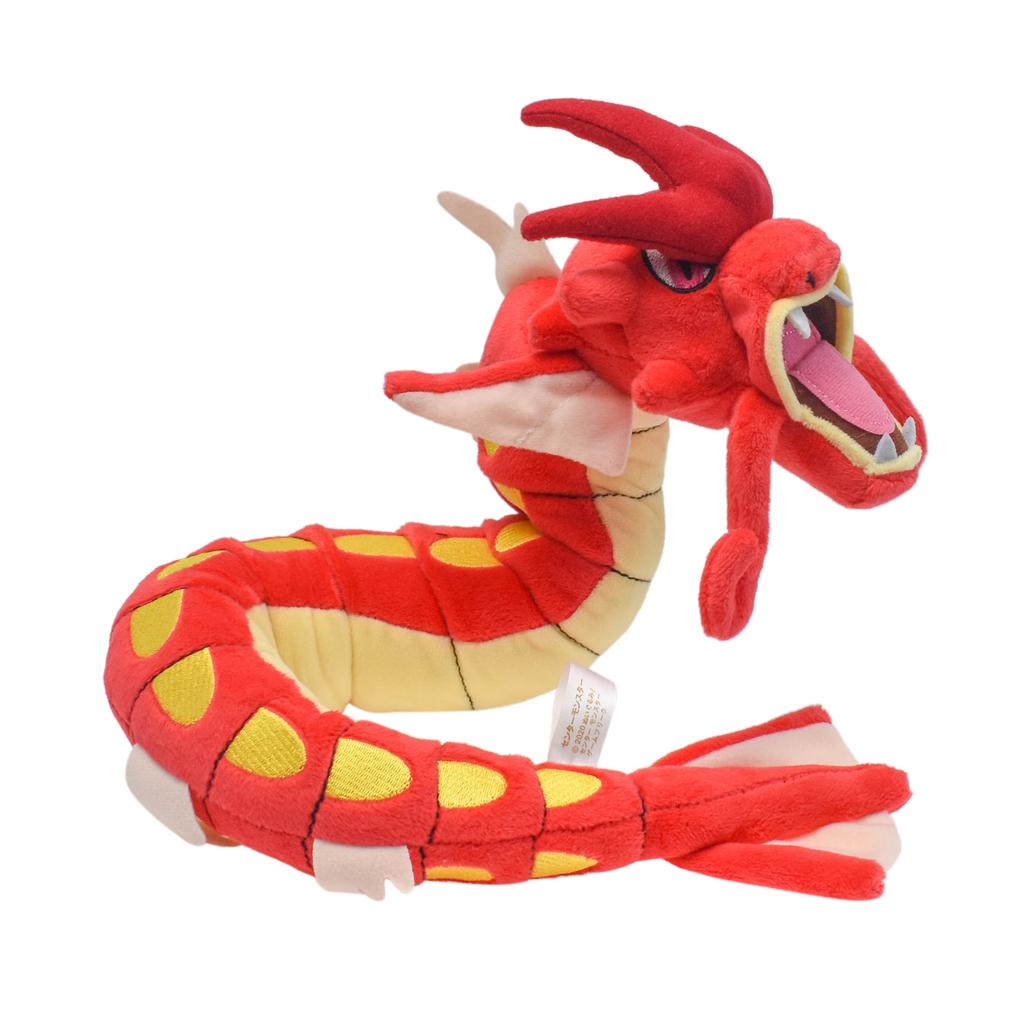 Блестящие плюшевые игрушки Gyarados, мягкая игрушка Charizard, игра для коллекционного подарка, мягкие плюшевые игрушки, персонаж мультфильма, 23 дюйма, красные