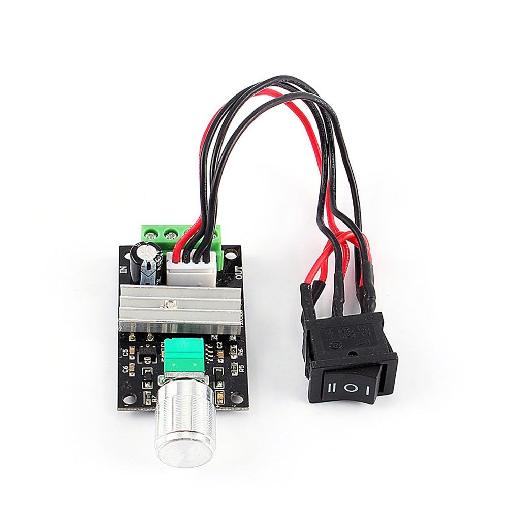 80W Power Capacity PWM Motor Controller 6‑28V Input Voltage DC Motor Driver Industrial Automation