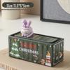 Trendy Blind Box Miniature Shipping Container Display Model Ornament Tinplate Storage Gift