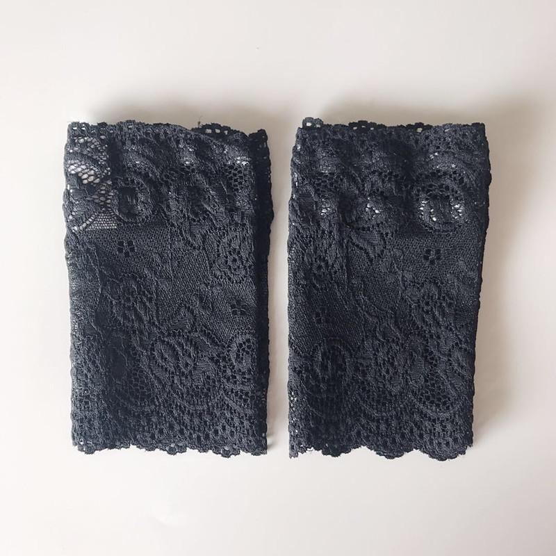 Европейские и американские силиконовые противоскользящие кружевные чулки-ботфорты - Эластичный цветочный дизайн