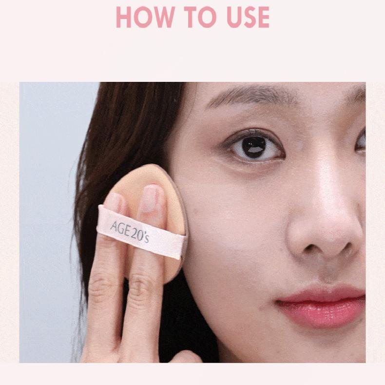 Age 20's Clear Glass Essence Tone Up Pact 21 Pink SPF50+ PA++ 12.5g × 2ea