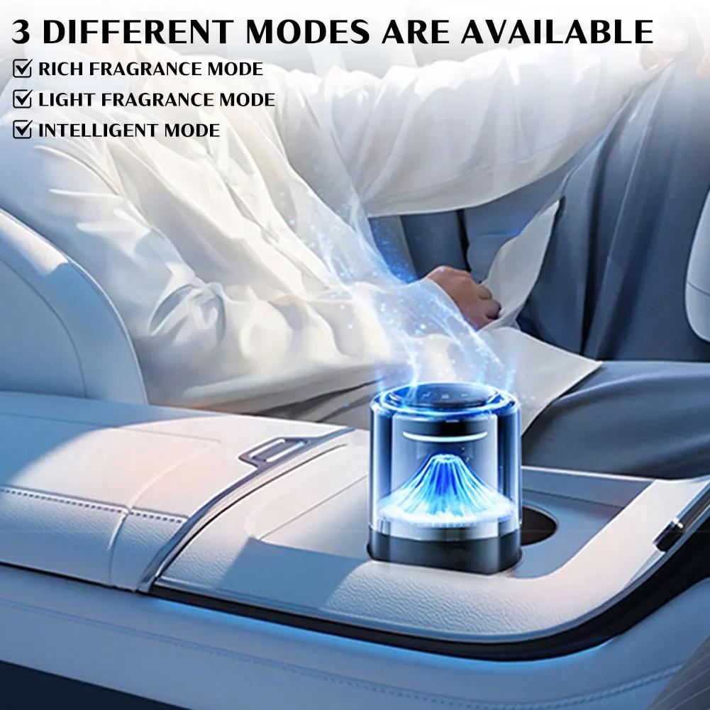 Smart Car Air Freshener - Premium Automotive Fragrance Device with Cloud-View Atomization Filling The Car with Fragr Freshener