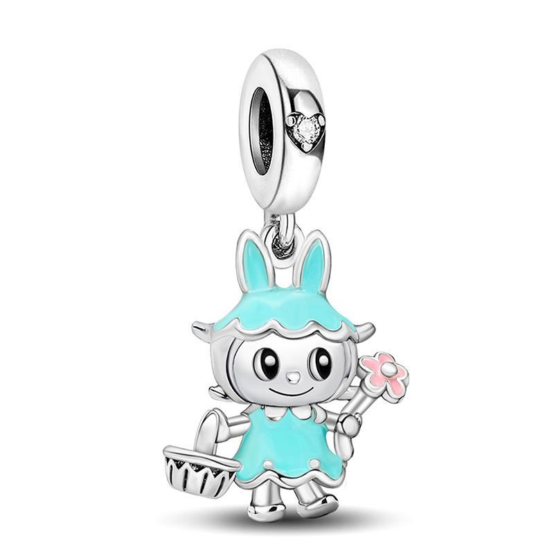 Медь Мечтательный Прекрасный Летающий Дракон Эльф Серия Шармы Бусины Подходят для Оригинального Браслета Пан Высокое Качество DIY Ювелирные Изделия