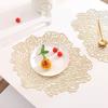 Table Placemat Heat-Resistant Kitchen Placemat Stylish Coral Shape Dining Table Mat for Home Decoration