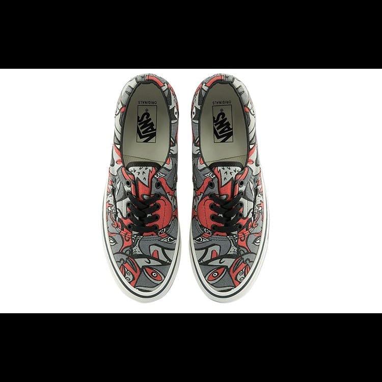 Vans Кроссовки Era OG LX Graffiti Низкие Скейтбордические Унисекс Красный Серый VN0A3CXN4LO