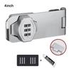 Zinc Alloy Combination Coded Lock 3 Digit Coded Window Stoppers New Cabinet Password Locks  Cabinet
