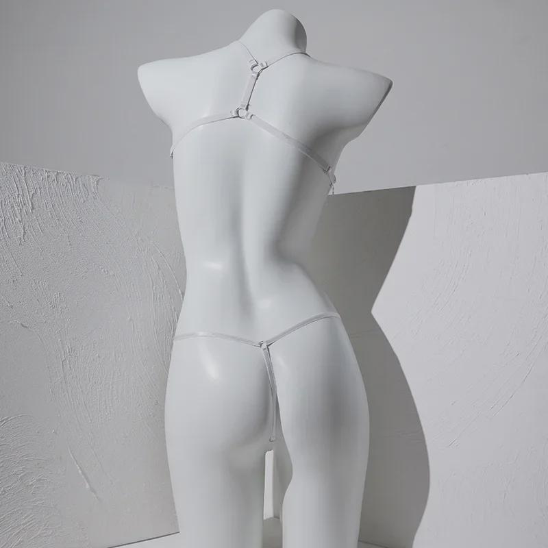 Женское сексуальное женское белье: Массажные стринги Sheer Pearl и комплект Open-Crotch