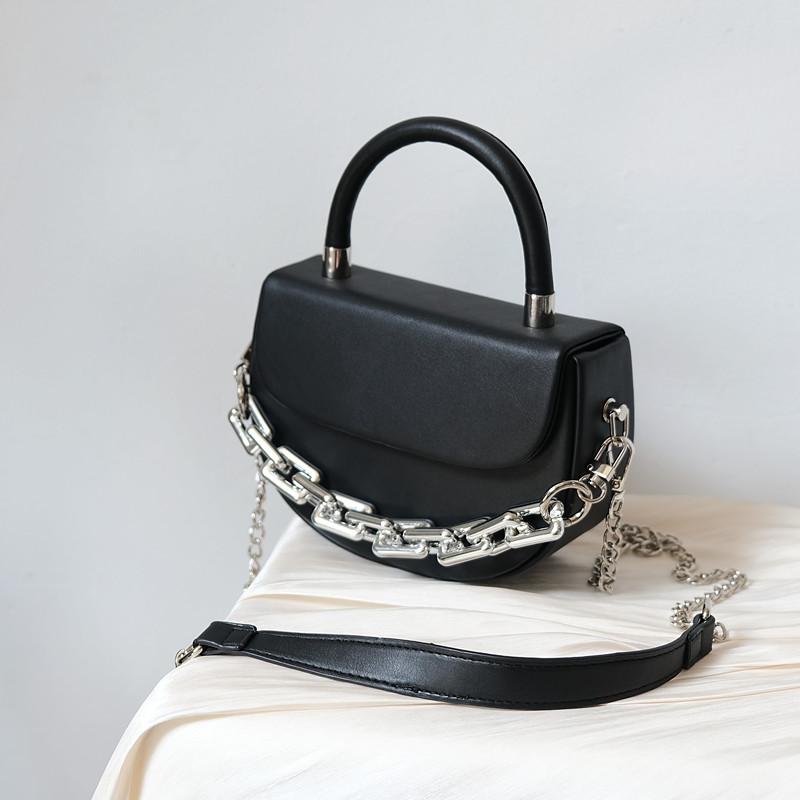 Новая модная женская цепочка для аксессуаров, съемная замена, крутой серебряный акриловый ремешок, женский плечевой ремень «сделай сам», твердая цепочка из смолы