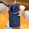 Для Xiaomi 15 14 Ultra Чехол Магнитный Металлический Держатель-подставка с вращением на 360° Сетчатый рисунок Кожа Хороший захват Мягкая задняя крышка