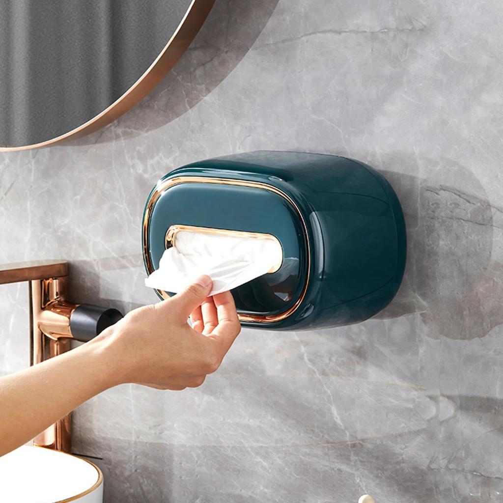 Держатель коробки для салфеток с пружинной настольной настенной крышкой для коробки для салфеток Диспенсер для бумажных полотенец Диспенсер для извлечения бумаги для автомобиля
