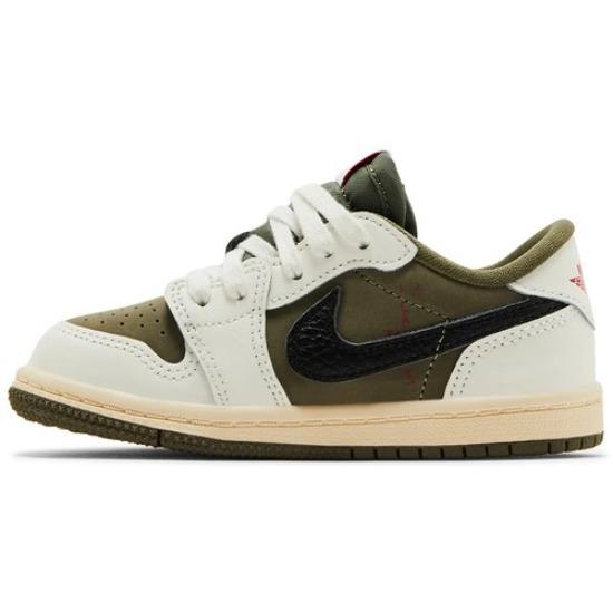 Travis Scott x Air Jordan 1 Low OG SP Medium Olive (ТД)DO5441-200 5C-10C