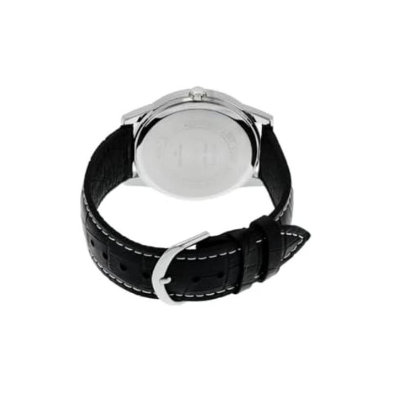 Casio Серия STANDARD Простой Европейский Бизнес Кварцевый Механизм Кожаный Ремешок Японские и Корейские Женские;s Часы Черный циферблат LTP-1303L-1A