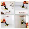 3pcs Drill Brush Attachment Set Power Scrubber Brush With Drill Scrub Brush For Cleaning Showers Tubs Bathroom Tile Grout Carpet