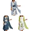 European Summer Casual Dress Two Piece Set With Print Pattern For Women