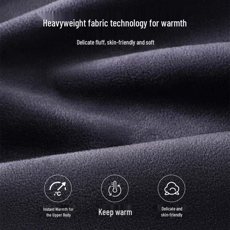 Baleno Men's American Style Fleece-Lined Round Neck Sweatshirt