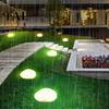 Solar Landscape Lighting Stone Garden Light, Waterproof LED Rock Outdoor Lamp, Cobblestone Easy Install Lamp Look Lawn Decorative Light for