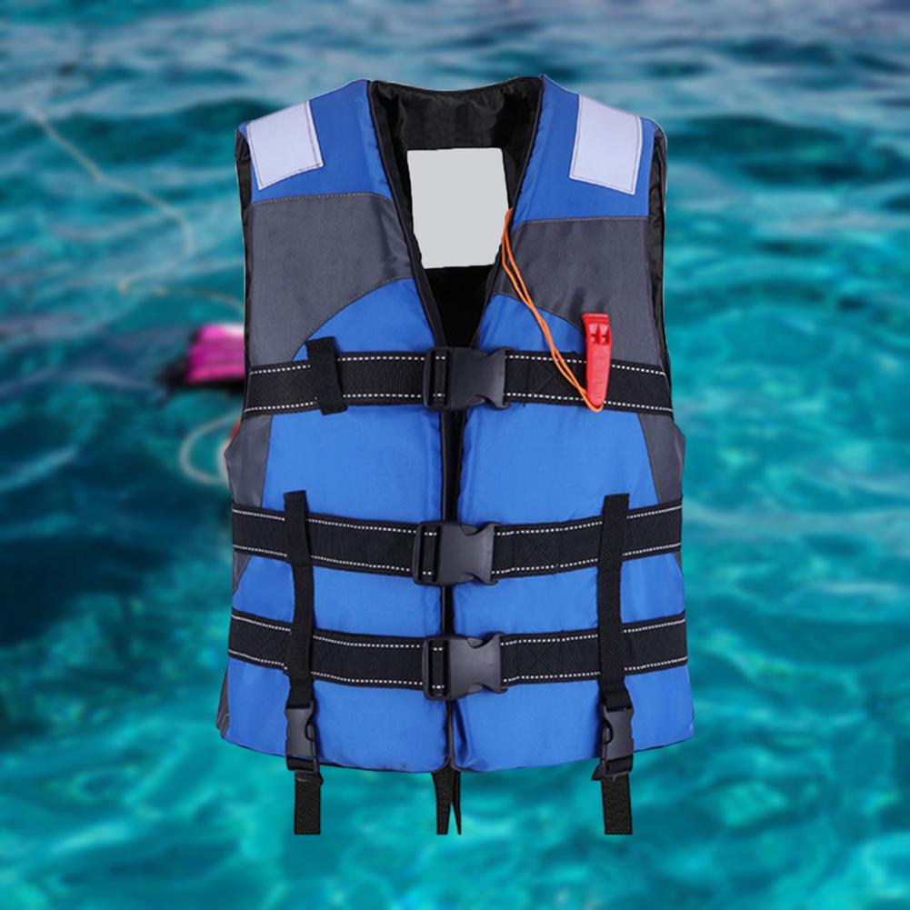 Спасательный жилет с пряжкой спереди, надежная посадка, взрослый спасательный жилет с регулируемыми застежками для водных видов спорта, катания на лодках, безопасность, пятно
