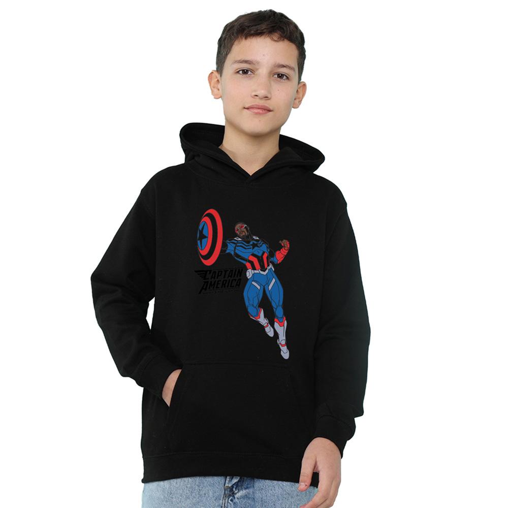 Captain America Childrens/Kids Sam Wilson Doodle Pull Over Hoodie