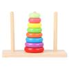 Tower of Hanoi Block Toy for Kids 3-6 Years Old Gifts Stacking Balance Toy Motor Skill for Babies Toddlers