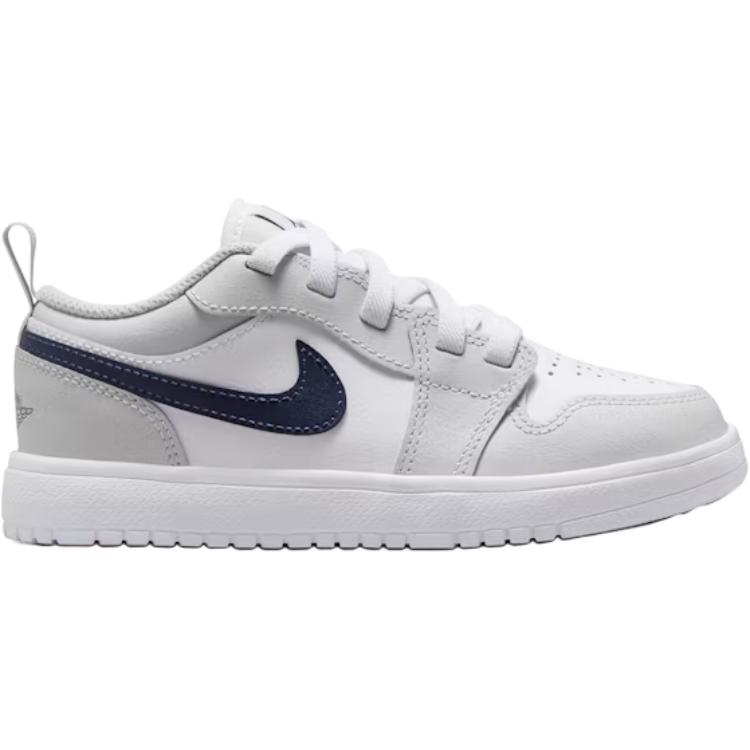 Кроссовки Air Jordan 1 Low ALT PS Georgetown Kids белые нейтрально-серые резиново-средне-коричневые DR9748-146