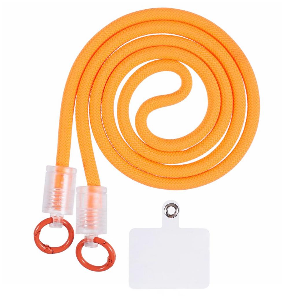 120cm Phone Lanyard 7mm Buckle Mobile Phone Carrying Strap with Tether Tab