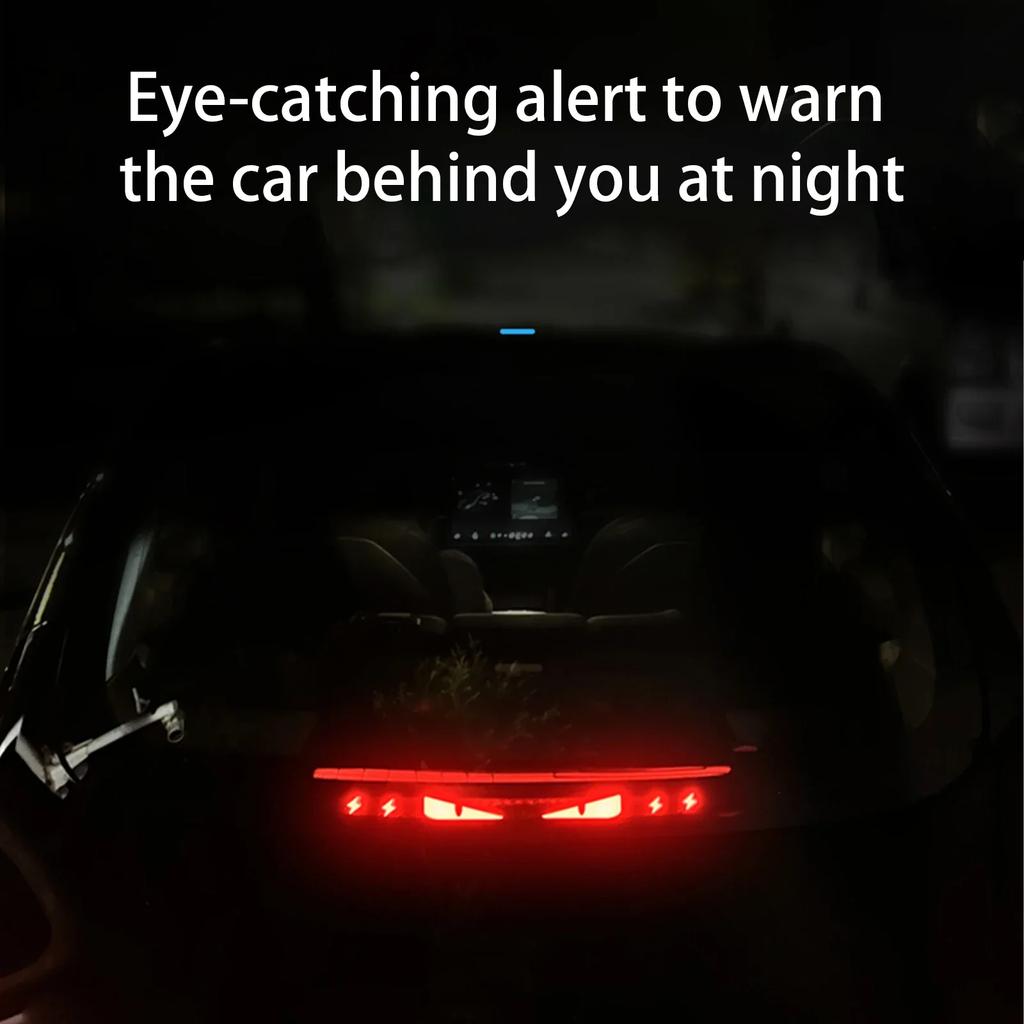 Хэллоуин принимаем индивидуальные наклейки на автомобиль для Tesla Model 3 Y высоко установленный тормоз акриловая проекционная доска верхняя задняя фара эмблема