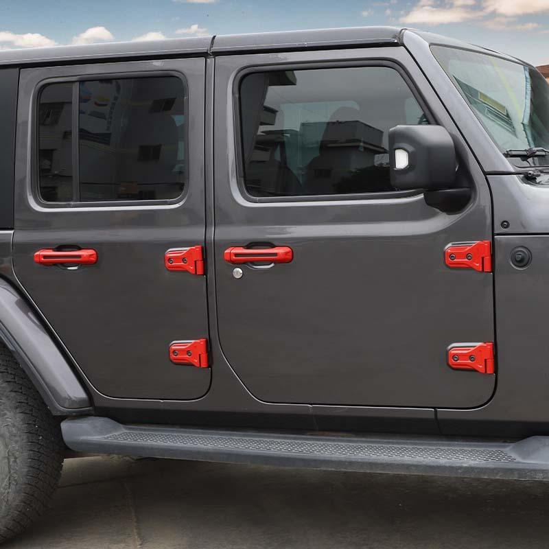 ABS капот двигателя автомобиля крепление для запасного колеса шарнирная ручка украшение корпуса наклейка наклейка для Jeep Wrangler JL 2018 Up 4-дверная версия Внешние аксессуары