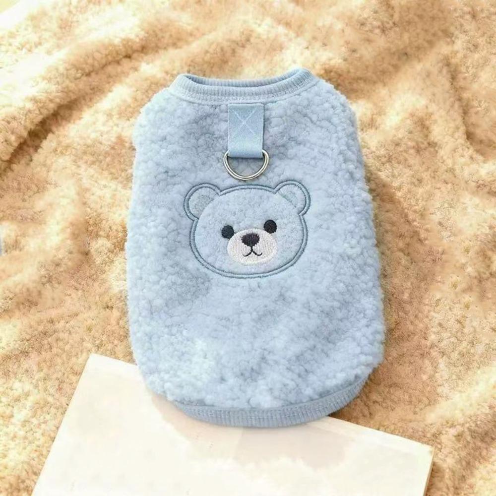 Thickened Cat Sleeveless Vest Warm Dog Fleece Coat Cozy Puppy Jacket Winter Season