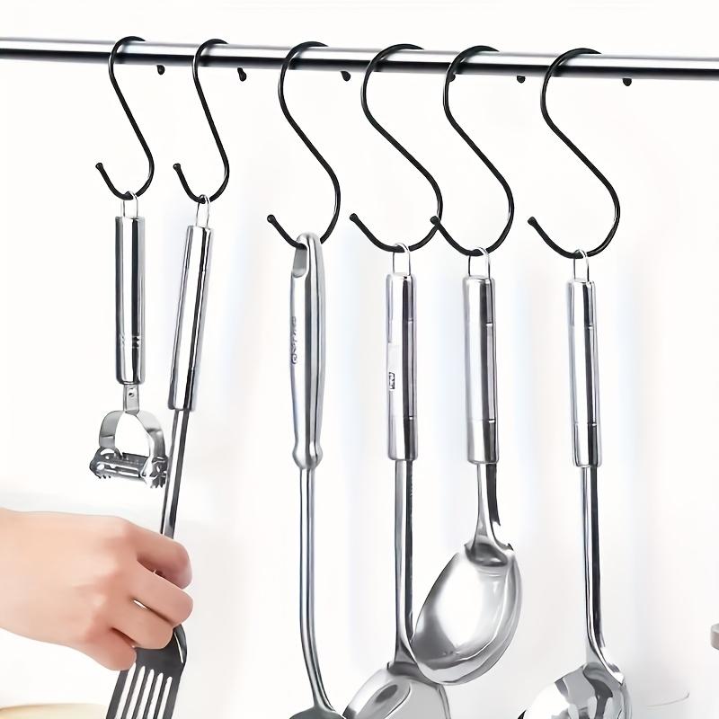 40pcs Durable heavy-duty metal S The hook is easy to install, anti-slip, and resistant to corrosion. Its modern design is suitable for plants,