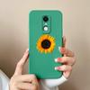 Подходит для Redmi Note 7S 10 10S K80 7 8 9 9T 10T 9S Pro Max Plus Новый чехол Pretty Butterfly Sunflowers Жидкий силиконовый противоскользящий чехол для Redmi Capa