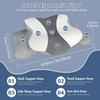 Подушка для шеи при болях в шее Эргономичная подушка для спящих на боку для поддержки шеи Подушки из пены с эффектом памяти для спящих на спине и животе