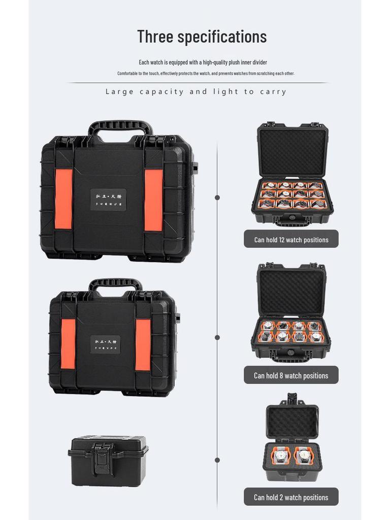 Luxury 12-Slot Watch & Jewelry Display Box for Home Collection