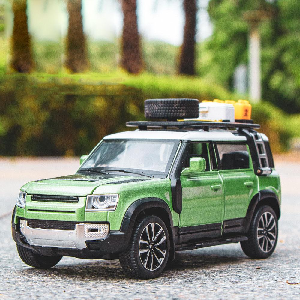 1:32 масштаба Defender 2022 City ORV, модель автомобиля из сплава, литье под давлением, металлическая игрушка, модель спортивного автомобиля со звуком и светом для детских подарков