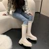 Winter Warm Plush Thick-soled Women's Snow Boots Outdoors 2024 Hot Sale Mid Heel Water Proof Casual Comfortable Women Boots