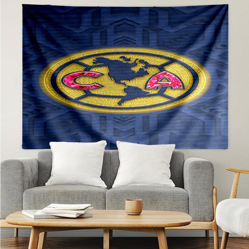 Club America Emblem Tapestry Accessories Playroom Tapestry, for Bedroom,Livingroom, dormitory Room Wall Decor Fan Birthday Gifts