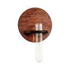 Home Ornaments Wall Mounted Planter Wooden Planter Holder Hydroponic Planter Shelf  Home Decor