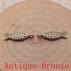 Vintage Shark Shaped Charms Alloy Charms For Bracelet Necklace Jewelry Making Supplies